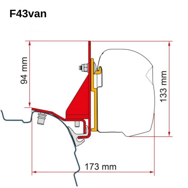 Adapter für F43van